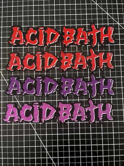 ACID BATH- KS Large logo patch