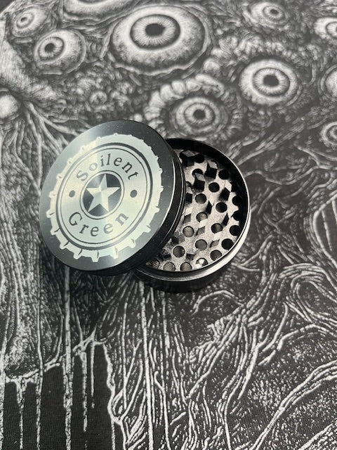 Soilent Green- 2.5" Black Metal Grinder