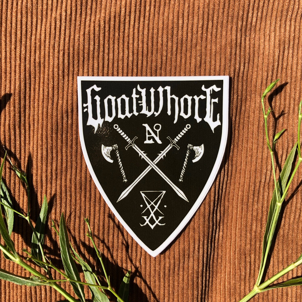 NEW Goatwhore Shield Sticker