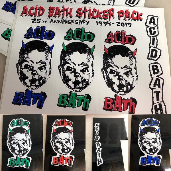 Acid Bath Sticker Pack
