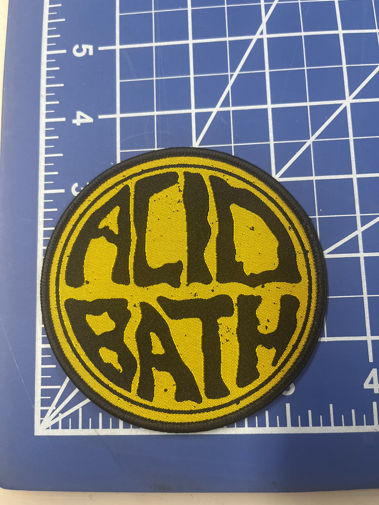 Acid Bath logo patch