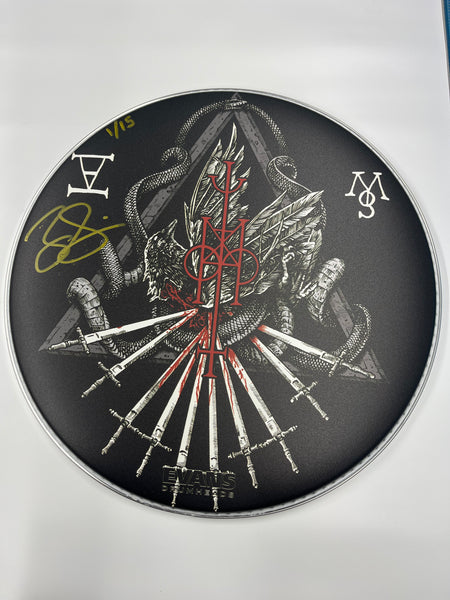 Zack Simmons- 14" Drum Head- AHFTAOH (signed)