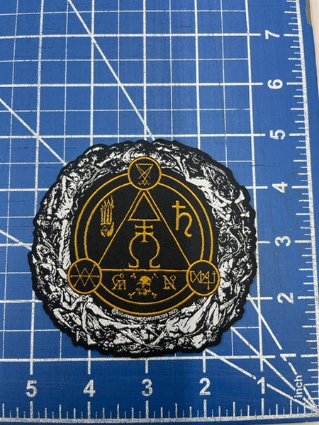 Goatwhore Constricting Rage circle patch