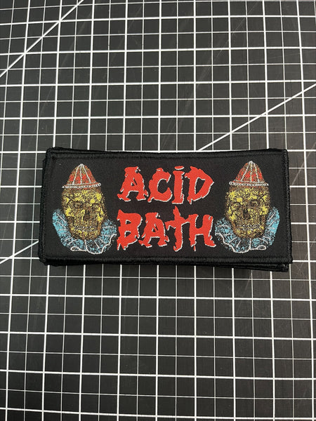Acid Bath Clown Skull patch