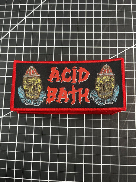 Acid Bath Clown Skull patch