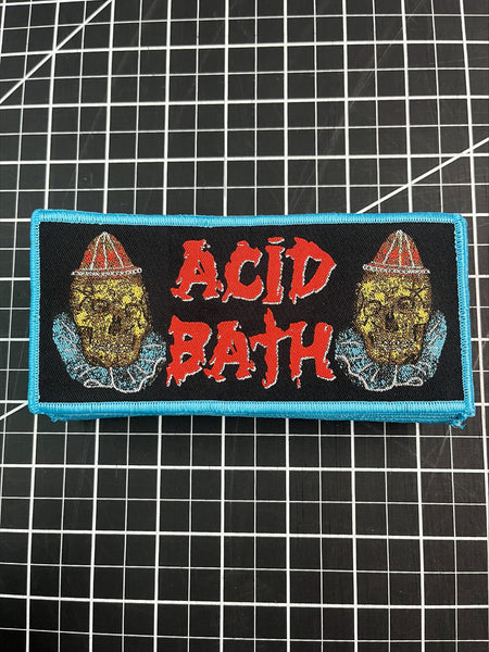 Acid Bath Clown Skull patch